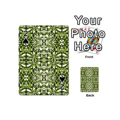 Stylized Nature Print Pattern Playing Cards 54 (mini)  by dflcprints