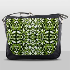 Stylized Nature Print Pattern Messenger Bags by dflcprints