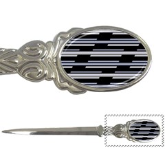 Skewed Stripes Pattern Design Letter Openers by dflcprints