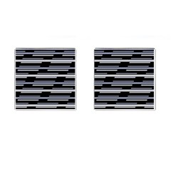 Skewed Stripes Pattern Design Cufflinks (square) by dflcprints