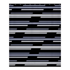 Skewed Stripes Pattern Design Shower Curtain 60  X 72  (medium) 