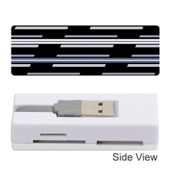 Skewed Stripes Pattern Design Memory Card Reader (stick)  by dflcprints