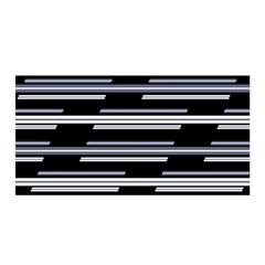 Skewed Stripes Pattern Design Satin Wrap by dflcprints