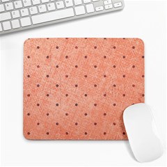 Dot Peach Large Mousepads by snowwhitegirl