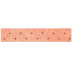 Dot Peach Large Flano Scarf  by snowwhitegirl