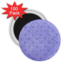 Dot Blue 2 25  Magnets (100 Pack)  by snowwhitegirl