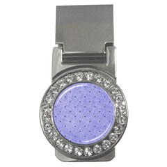 Dot Blue Money Clips (cz)  by snowwhitegirl