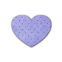 Dot Blue Heart Coaster (4 Pack)  by snowwhitegirl