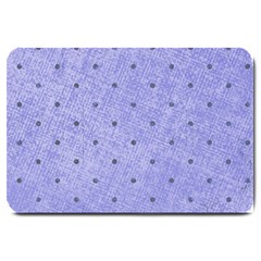 Dot Blue Large Doormat  by snowwhitegirl