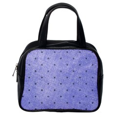 Dot Blue Classic Handbags (one Side) by snowwhitegirl