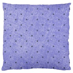 Dot Blue Standard Flano Cushion Case (two Sides) by snowwhitegirl