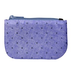 Dot Blue Large Coin Purse by snowwhitegirl