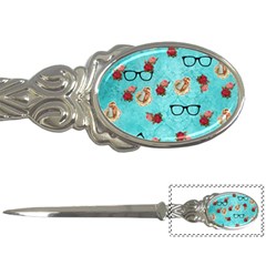 Vintage Glasses Blue Letter Openers by snowwhitegirl