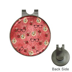 Vintage Glasses Rose Hat Clips With Golf Markers by snowwhitegirl