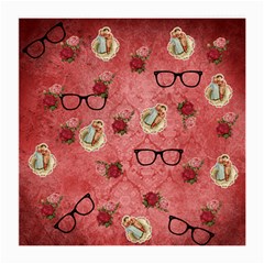 Vintage Glasses Rose Medium Glasses Cloth