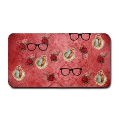 Vintage Glasses Rose Medium Bar Mats