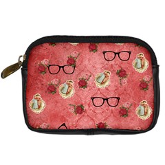 Vintage Glasses Rose Digital Camera Cases