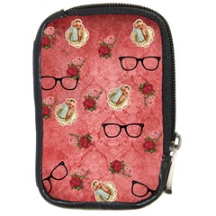 Vintage Glasses Rose Compact Camera Cases