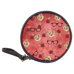 Vintage Glasses Rose Classic 20-cd Wallets by snowwhitegirl