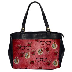 Vintage Glasses Rose Office Handbags