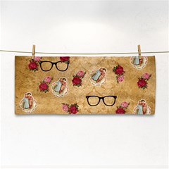 Vintage Glasses Beige Cosmetic Storage Cases by snowwhitegirl