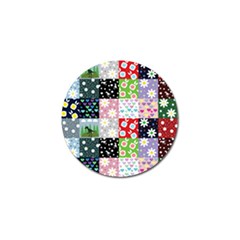 Dino Quilt Golf Ball Marker (10 Pack) by snowwhitegirl