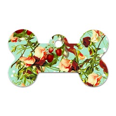 Fruit Blossom Dog Tag Bone (two Sides) by snowwhitegirl