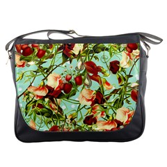 Fruit Blossom Messenger Bags by snowwhitegirl