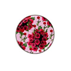 Roses Pink Hat Clip Ball Marker (10 Pack) by snowwhitegirl