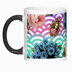 Floral Waves Morph Mugs by snowwhitegirl