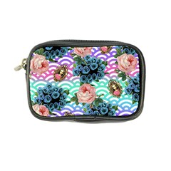 Floral Waves Coin Purse by snowwhitegirl