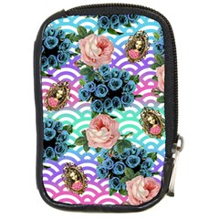 Floral Waves Compact Camera Cases by snowwhitegirl