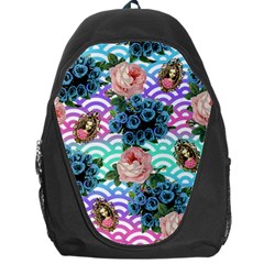 Floral Waves Backpack Bag by snowwhitegirl