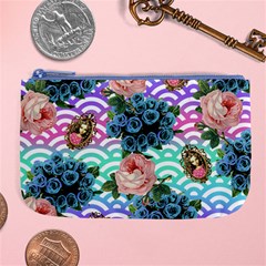 Floral Waves Large Coin Purse by snowwhitegirl