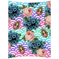 Floral Waves Back Support Cushion by snowwhitegirl