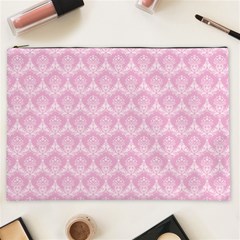 Damask Pink Cosmetic Bag (xxl)  by snowwhitegirl