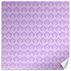 Damask Lilac Canvas 12  X 12   by snowwhitegirl