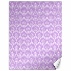 Damask Lilac Canvas 18  X 24   by snowwhitegirl