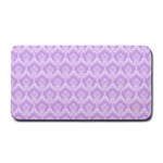 Damask Lilac Medium Bar Mats 16 x8.5  Bar Mat