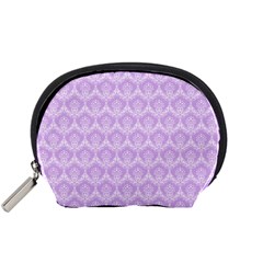 Damask Lilac Accessory Pouches (small) 