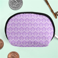 Damask Lilac Accessory Pouches (medium)  by snowwhitegirl