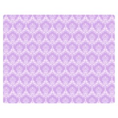 Damask Lilac Double Sided Flano Blanket (medium)  by snowwhitegirl