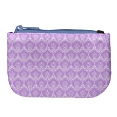 Damask Lilac Large Coin Purse by snowwhitegirl