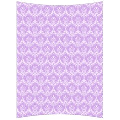 Damask Lilac Back Support Cushion by snowwhitegirl