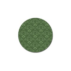 Damask Green Golf Ball Marker (10 Pack) by snowwhitegirl