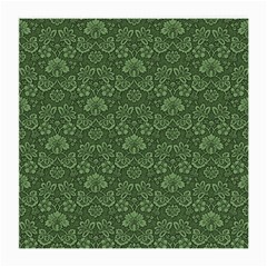 Damask Green Medium Glasses Cloth by snowwhitegirl