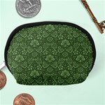 Damask Green Accessory Pouches (Medium)  Back