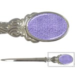 Knitted Wool Lilac Letter Openers Front