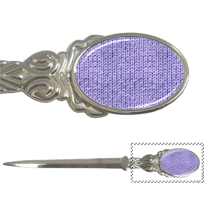 Knitted Wool Lilac Letter Openers