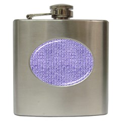 Knitted Wool Lilac Hip Flask (6 Oz) by snowwhitegirl